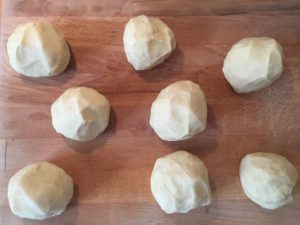 Alle Burger Buns sollen gleich groß sein